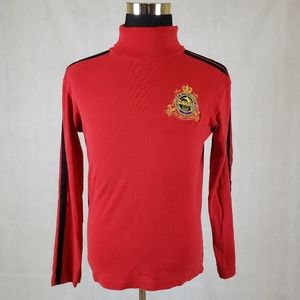 Red cotton turtleneck